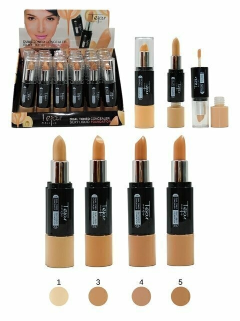 CORRECTOR Y BASE LIQUIDA 2 EN 1 TEJAR (8839159) (PACK X12)