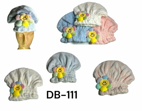 GORRO DE BAÑO TOALLA * FLOR *DB-111* (PACK X 12 ) OFERTA