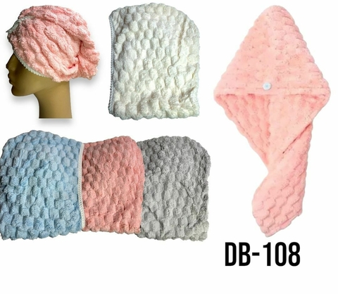 GORRO BAÑO CUADRICULADO *DB-108* (PACK X 12 )OFERTA