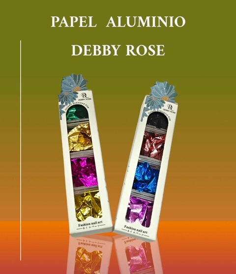 PAPEL DECO ALUMINIO *DB-133*DEBBY ROSE
