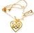 Dije CorazonCeltaAmoreterno Plata.925 Baño oro 24k