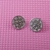 Aretes Circular Nudo de Brujas Plata.925 Rodio en internet