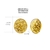 Aretes sello Nudo de Brujas Plata.925 Baño Oro/Rodio/ Oro Rosa - tienda en línea