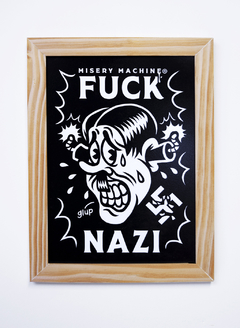 Quadro A5 "Fuck Nazi"