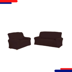 Capa de Sofa Sultan Malha Gel 320427 Ma Marrom