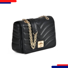 Bolsa Via Marte Fem Bi-106-01 Pr Preto na internet