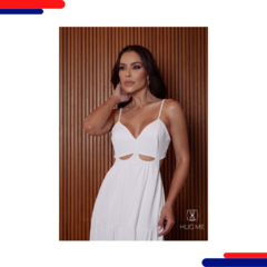 Vestidos Hug Me Longo 4843 Off White - comprar online