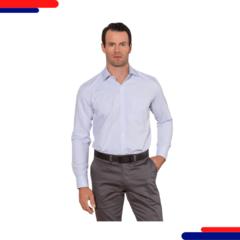 Camisa Baumgarten Manga Longa 30044 Az Azul