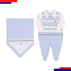 Saida Maternidade Paraiso Bebe 15373 Azul Claro - comprar online