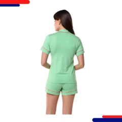 Imagem do Pijama Paulienne Com Short 378-71 D87 Maça Verde