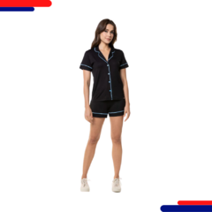 Pijama Paulienne Com Short 378-71 A02 Preto