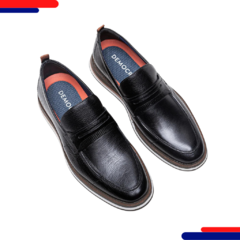 Mocassim Democrata Sem Cadarco 272103 Preto - Mercadão da moda