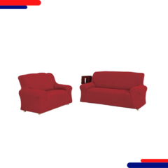 Capa de Sofa Sultan Malha Gel 320427 Ve Vermelha