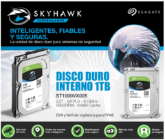 Disco Rigido Videovigilancia 1 Tb Seagate Skyhawk