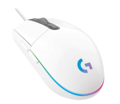 Mouse Logitech G203 Gaming Lightsync White