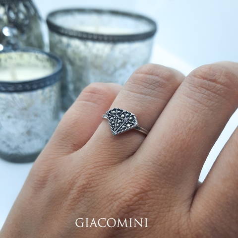 Anillo diamante tipo pandora Joyeria Giacomini