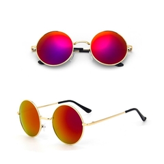 Óculos de Lentes com a Cor Rosa Vermelho com Amarelo lentes mudam de cor com o reflexo da Luz - comprar online