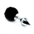 Plug Anal em Metal 7cm com Pompom - comprar online