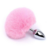 PLUG ANAL EM METAL POMPOM MÉDIO IMPORT - comprar online