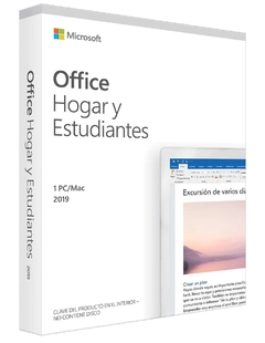 Microsoft Office 2019 Hogar y Estudiante 1 PC/MAC en internet