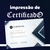 Impressão de Certificados e Diplomas A4 - Qualidade Profissional