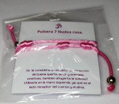 Pulsera 7 nudos en internet