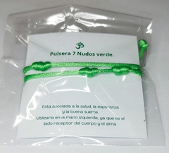 Pulsera 7 nudos - Sahumerios del Oeste