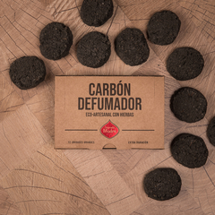 CARBON CON HIERBAS P/ SAHUMAR - comprar online