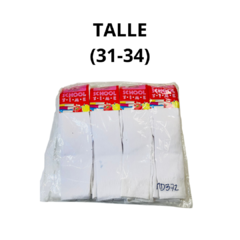 MD372-PACK X12 unidades (DOCENA) Pesail media colegial blanca - tienda online