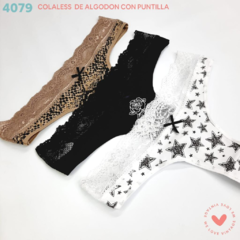 VI4079-Colaless de algodon con puntilla