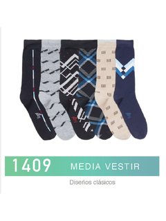 FL1409-PACK X12 unidades (DOCENA), HOMBRE/ Media vestir Diseños Clasicos