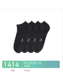 FL1414N-PACK X12 unidades (DOCENA), HOMBRE/ Soquete Liso Negro