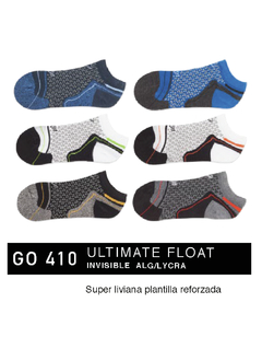 FLGO410-PACK X12 unidades (DOCENA), ULTIMATE FLOAT : Invisible alg/lycra super liviana plantilla reforzada