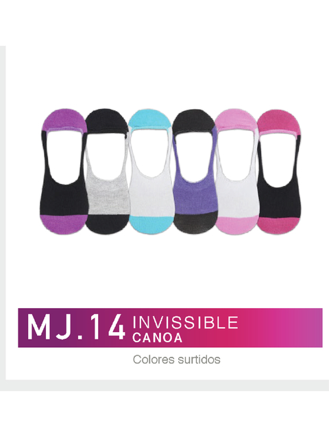 FLMJ14-Invisible Canoa colores surtidos