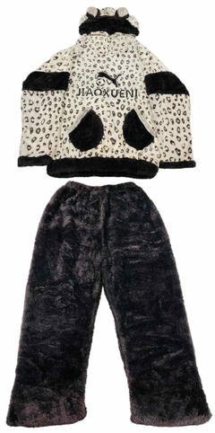 INV35-PACK X12 unidades (DOCENA-INVIERNO) PIJAMAS DE PELUCHE CON BOTONES ADELANTE - comprar online