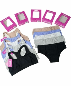 KI123-PACK X12 unidades (DOCENA) CULOTTE CORP. DEP LISO Alg. Lycra