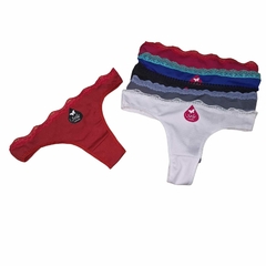 BO904-PACK X12 unidades (DOCENA) COLALES DE LYCRA CON PUNTILLA EN LA CINTURA