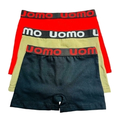 BX821-PACK X12 unidades (DOCENA) BOXER UOMO LISO DE NENE DE ALGODÓN Y LYCRA - comprar online