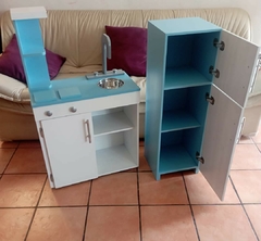 Cocinita y Refrigerador tipo Montessori on internet
