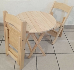 Mesa con sillitas pegables - comprar en línea