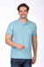 Camisa Polo Piquet - Azul Claro