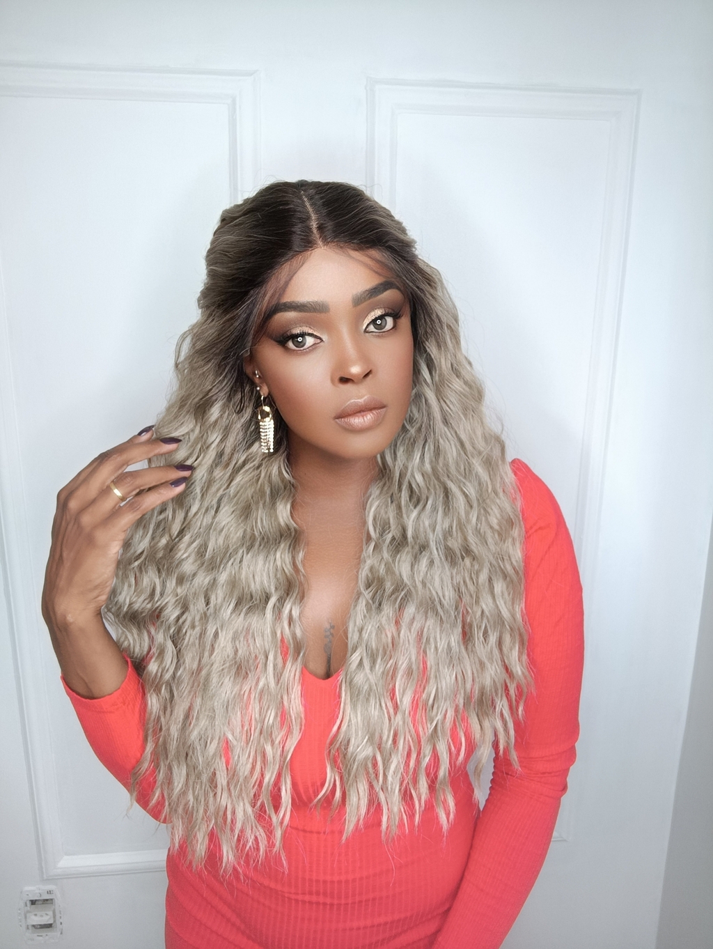 Front Lace Wig - DALHY LACE UNIT 9 - silver