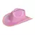 Sombrero vaquera tornasolado - rosa - comprar online