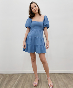 Vestido Roberta Azul - DEOM