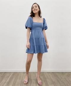 Vestido Roberta Azul - loja online