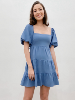 Vestido Roberta Azul - comprar online