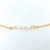 Pulsera con perlas de rio y baño de oro 14 k - comprar en línea