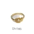 Anillo ajustable luna y corazón acero inoxidable - comprar en línea