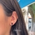 Aretes gotas acero - comprar en línea