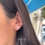 Aretes gotas acero